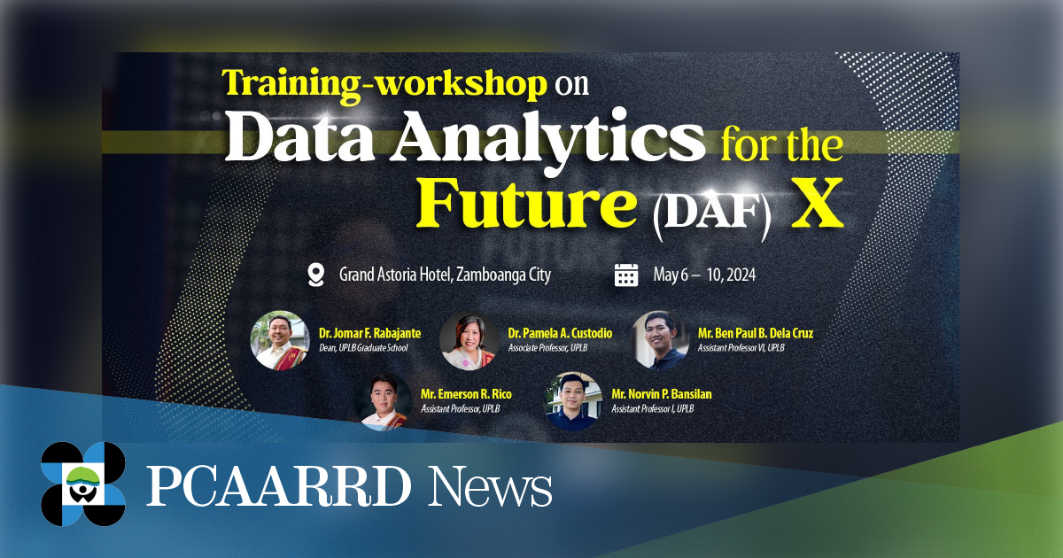 DOST-PCAARRD brings Data Analytics Training to partners in Mindanao